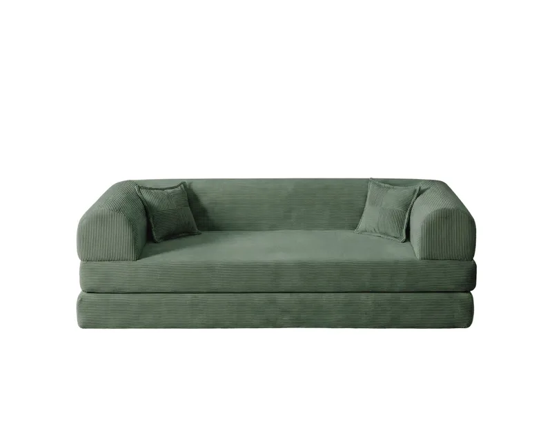 3-seters sovesofa Atelier Del Sofa Legom Eco (190 x 90 x 25 cm) Grønn, undefined
