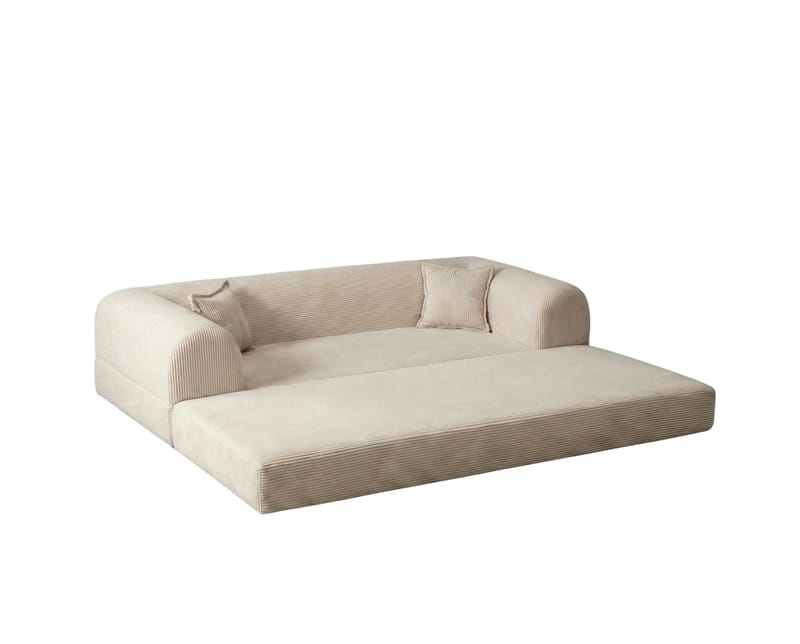3-seters sovesofa Atelier Del Sofa Legom Eco (190 x 90 x 25 cm) Krem - Møbler - Sofaer - Sovesofaer