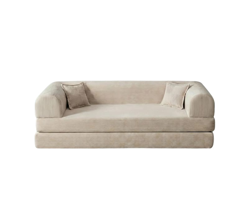 3-seters sovesofa Atelier Del Sofa Legom Eco (190 x 90 x 25 cm) Krem, undefined
