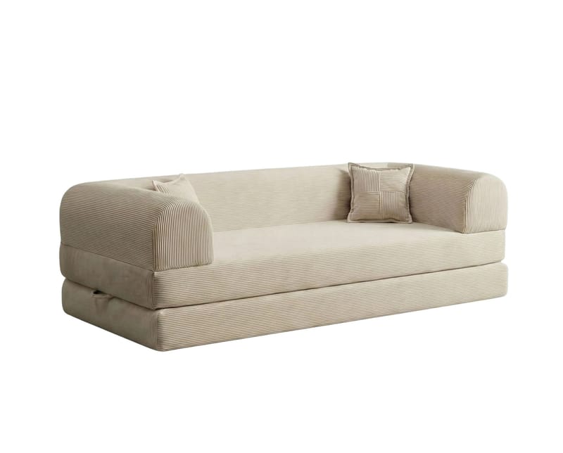 3-seters sovesofa Atelier Del Sofa Legom Eco (190 x 90 x 25 cm) Krem - Møbler - Sofaer - Sovesofaer