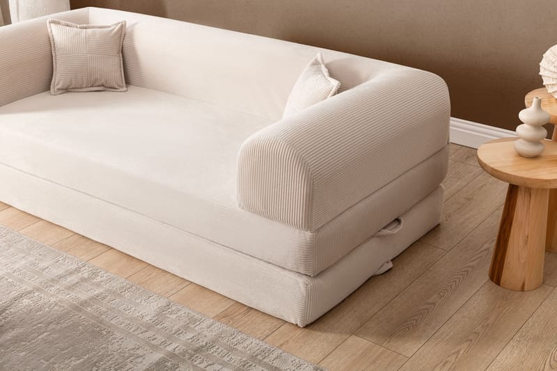 3-seters sovesofa Atelier Del Sofa Legom Eco (190 x 90 x 25 cm) Krem - Møbler - Sofaer - Sovesofaer