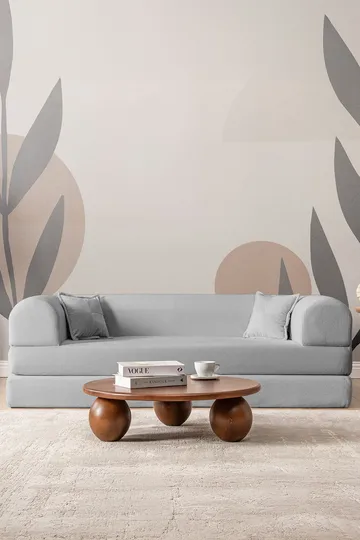 3-seters sovesofa Atelier Del Sofa Legom Eco (190 x 90 x 25 cm) Lysegrå - Møbler - Sofaer - Sovesofaer