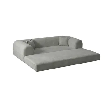 3-seters sovesofa Atelier Del Sofa Legom Eco (190 x 90 x 25 cm) Lysegrå - Møbler - Sofaer - Sovesofaer