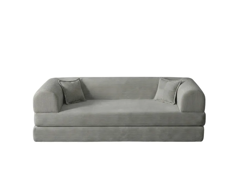 3-seters sovesofa Atelier Del Sofa Legom Eco (190 x 90 x 25 cm) Lysegrå - Møbler - Sofaer - Sovesofaer