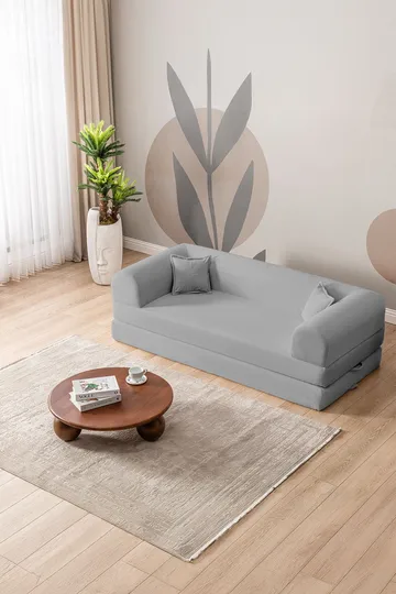 3-seters sovesofa Atelier Del Sofa Legom Eco (190 x 90 x 25 cm) Lysegrå - Møbler - Sofaer - Sovesofaer