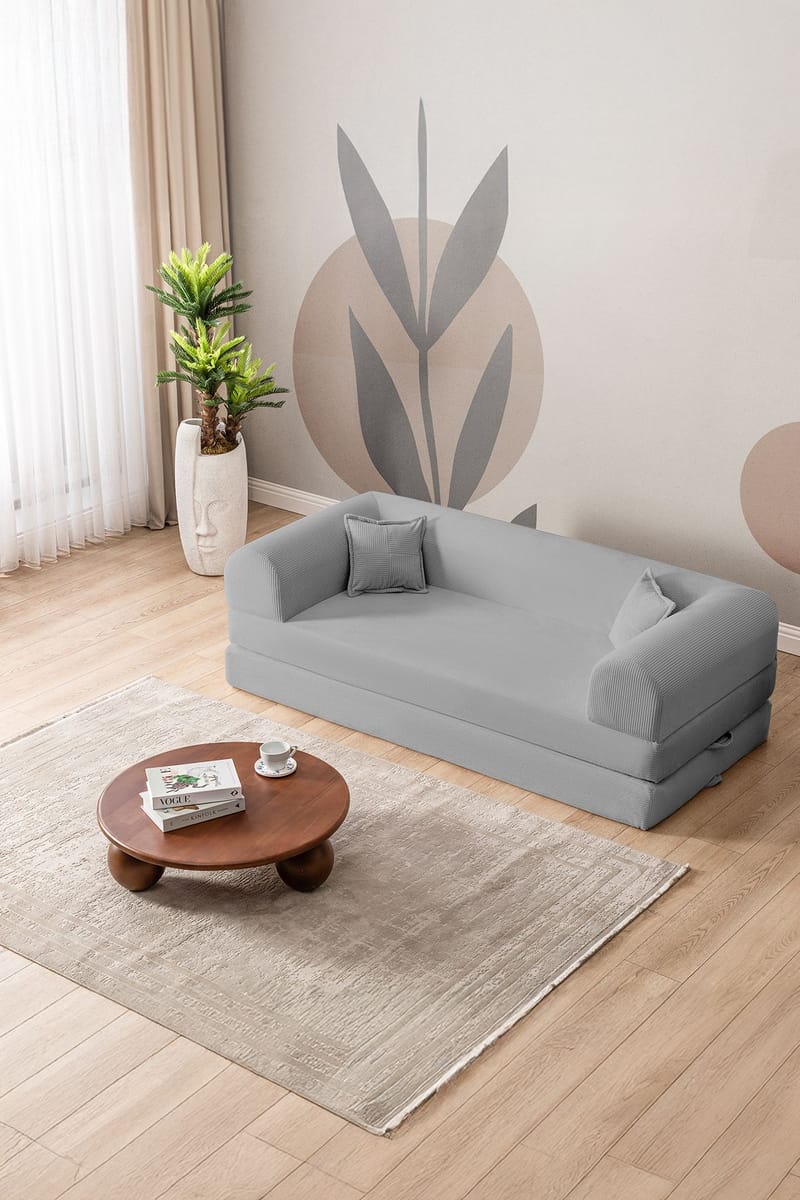 3-seters sovesofa Atelier Del Sofa Legom Eco (190 x 90 x 25 cm) Lysegrå - Møbler - Sofaer - Sovesofaer