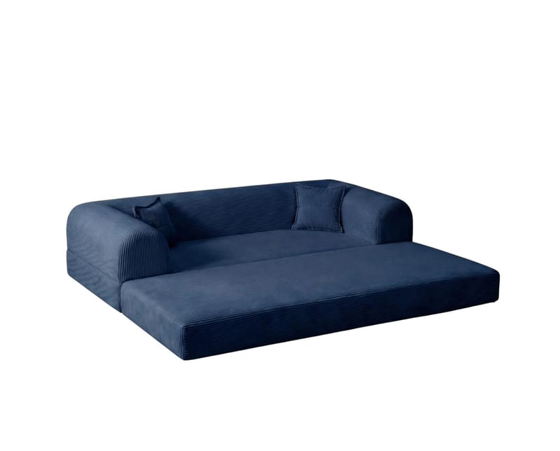 3-seters sovesofa Atelier Del Sofa Legom Eco (190 x 90 x 25 cm) Marineblå - Møbler - Sofaer - Sovesofaer