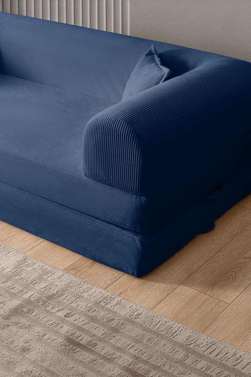 3-seters sovesofa Atelier Del Sofa Legom Eco (190 x 90 x 25 cm) Marineblå - Møbler - Sofaer - Sovesofaer