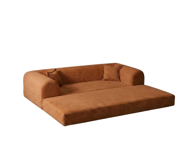 3-seters sovesofa Atelier Del Sofa Legom Eco (190 x 90 x 25 cm) Oransje - Møbler - Sofaer - Sovesofaer