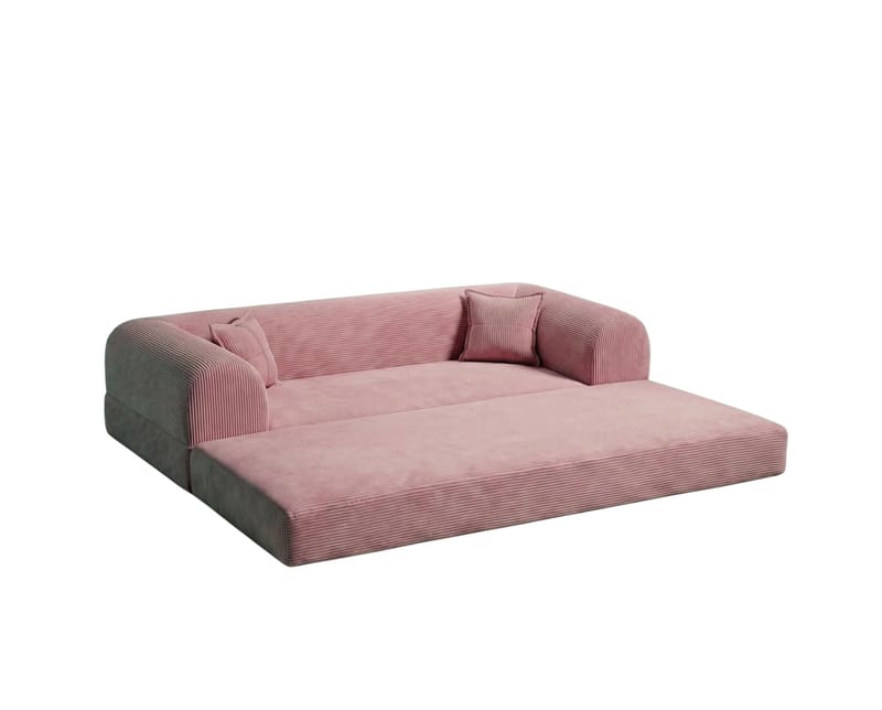 3-seters sovesofa Atelier Del Sofa Legom Eco (190 x 90 x 25 cm) Rosa - Møbler - Sofaer - Sovesofaer