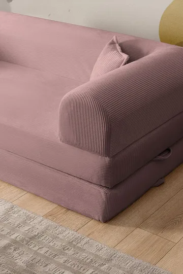 3-seters sovesofa Atelier Del Sofa Legom Eco (190 x 90 x 25 cm) Rosa - Møbler - Sofaer - Sovesofaer