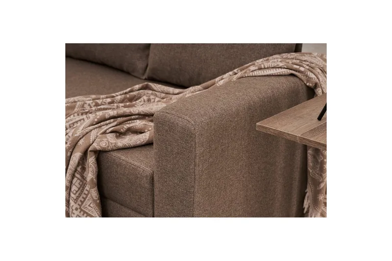 3-seters sovesofa Iroulport Arzilla Brun - Brun - Møbler - Sofaer - Sovesofaer