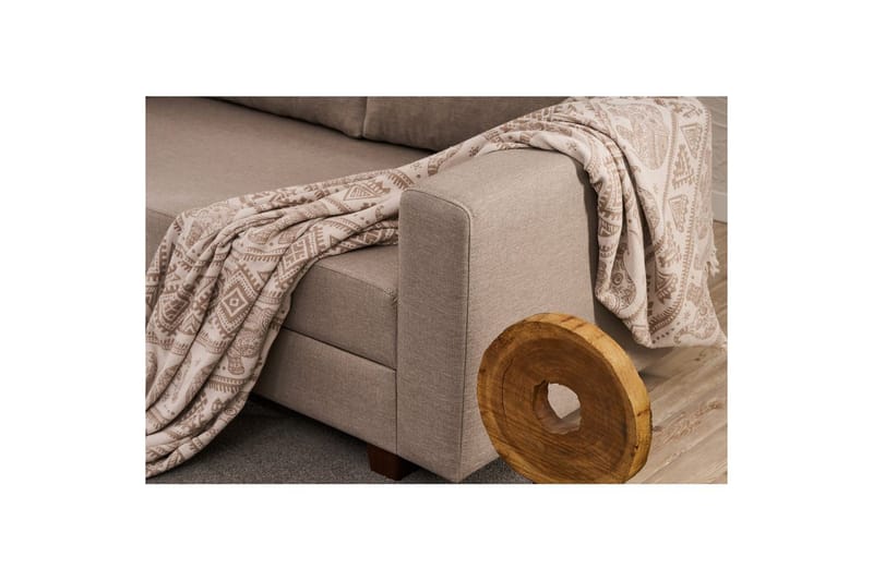 3-seters sovesofa Iroulport Beige - Beige - Møbler - Sofaer - Sovesofaer