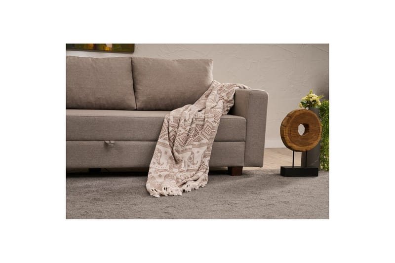 3-seters sovesofa Iroulport Beige - Beige - Møbler - Sofaer - Sovesofaer