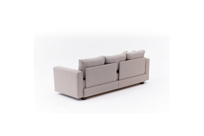 3-seters sovesofa Iroulport Beige - Beige - Møbler - Sofaer - Sovesofaer