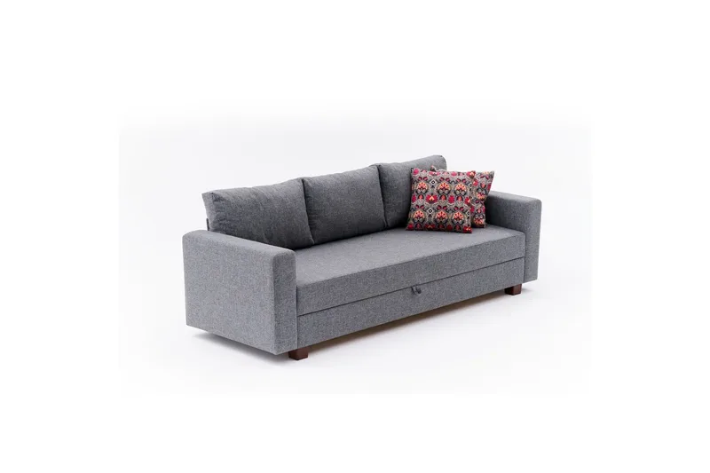 3-seters sovesofa Iroulport Grå - Grå - Møbler - Sofaer - Sovesofaer