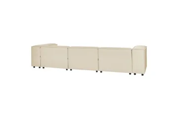 3-sits Hörnsoffa Beliani Aprica Högervänd Left-faced - Møbler - Sofaer - Sofa med sjeselong