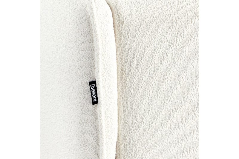 3-sitssoffa Beliani Altan Brun, Svart, Högervänd White||Black Left-faced - Møbler - Sofaer - Sofa med sjeselong