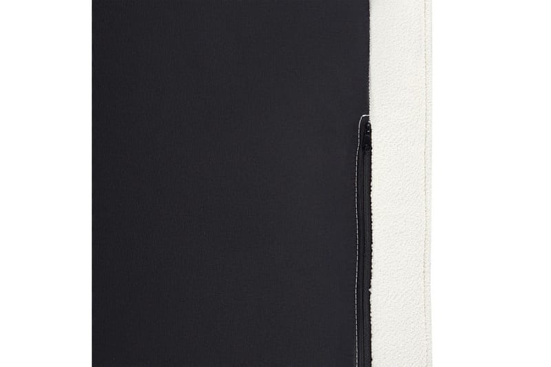 3-sitssoffa Beliani Altan Brun, Svart, Högervänd White||Black Left-faced - Møbler - Sofaer - Sofa med sjeselong