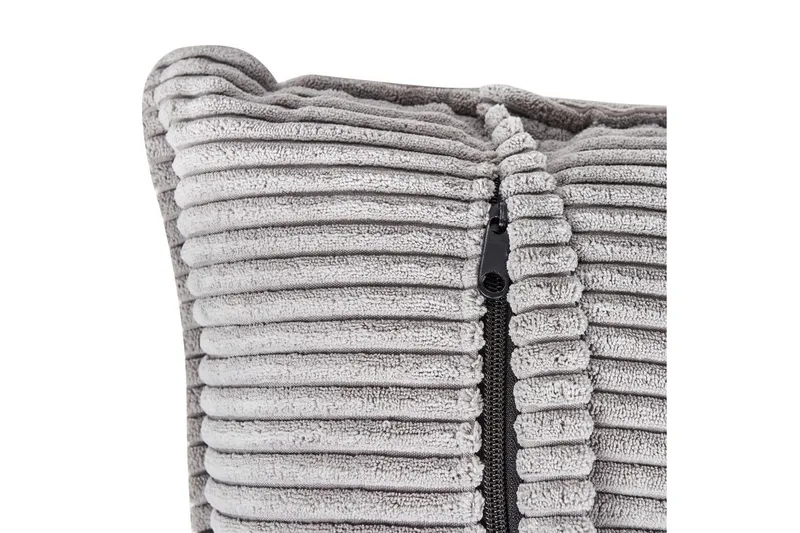 3-sitssoffa Beliani Dolva Grå, svart, Vänstervänd Grey - Grå - Møbler - Sofaer - Sofa med sjeselong