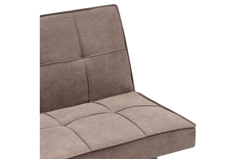 3-sitssoffa Beliani Hasle Beige, svart Brown, Black - Møbler - Sofaer - Sovesofaer