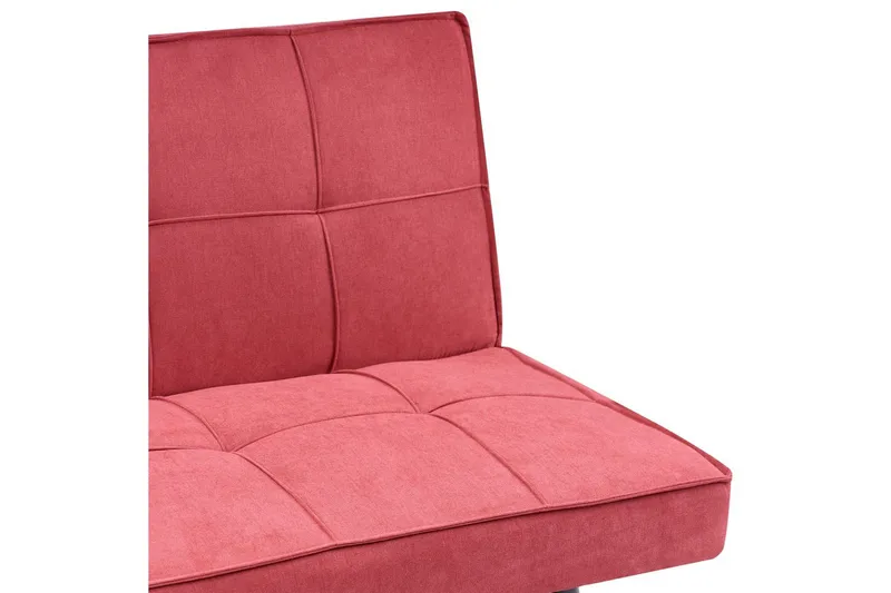 3-sitssoffa Beliani Hasle Beige, svart NO_BRAND Pink - Rosa - Møbler - Sofaer - Sovesofaer