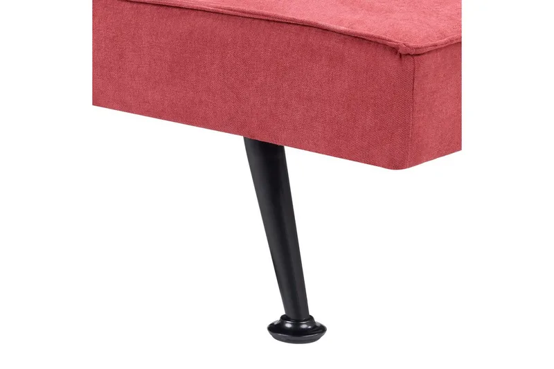 3-sitssoffa Beliani Hasle Beige, svart Pink - Rosa - Møbler - Sofaer - Sovesofaer