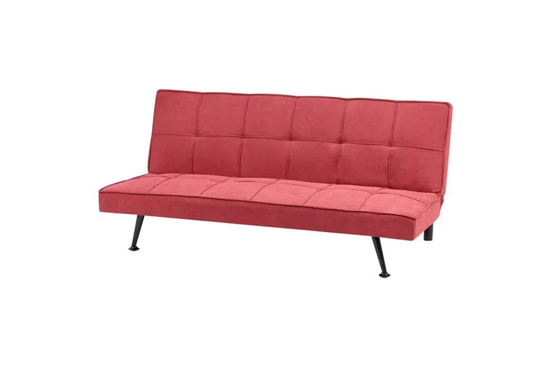 3-sitssoffa Beliani Hasle Beige, svart Pink - Rosa - Møbler - Sofaer - Sovesofaer