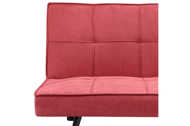 3-sitssoffa Beliani Hasle Beige, svart Pink - Rosa - Møbler - Sofaer - Sovesofaer
