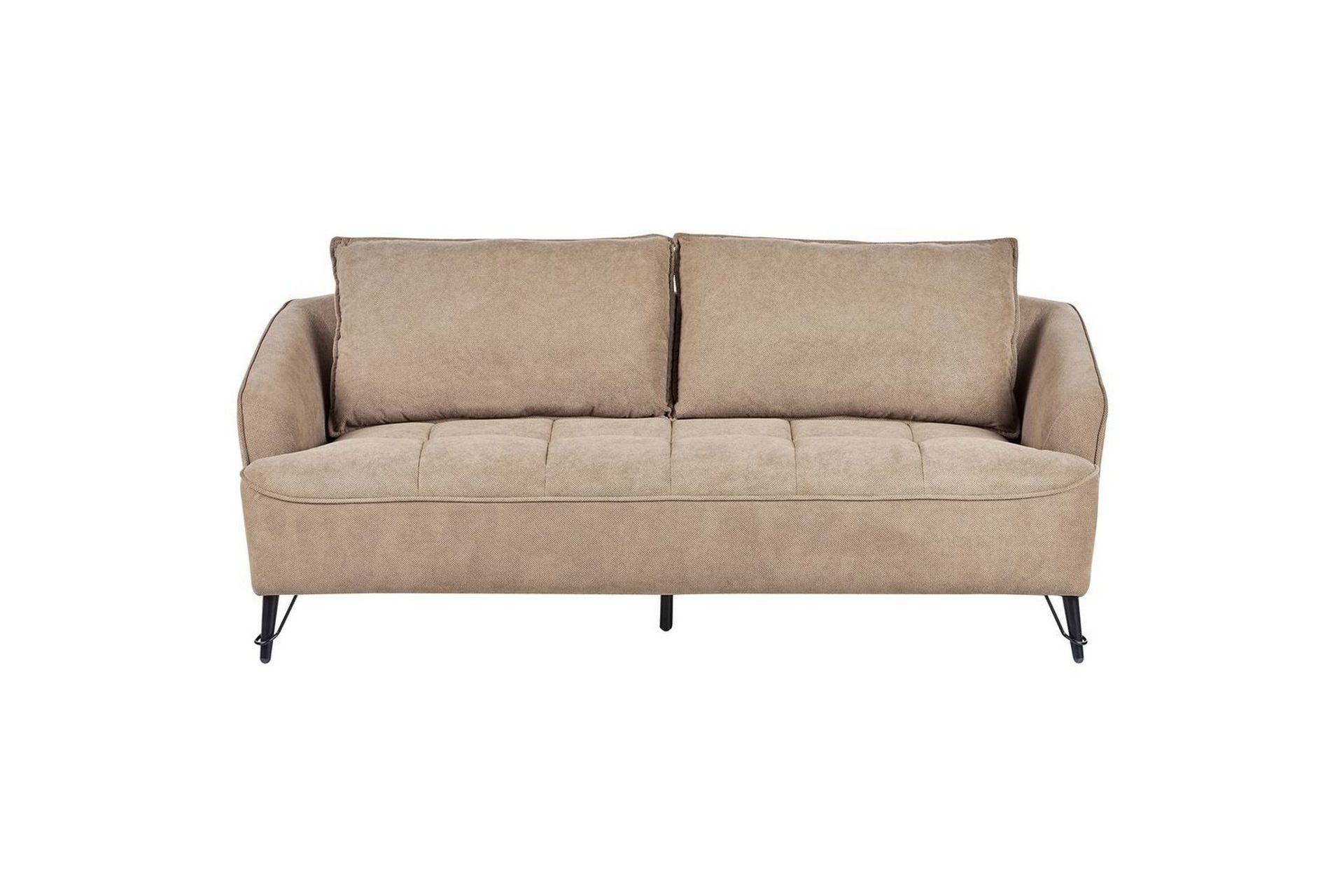 3-sitssoffa Beliani Hobro Brun, Svart Brown\|\|Black -