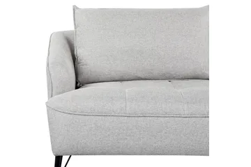 3-sitssoffa Beliani Hobro Brun, Svart Grey||Black - Møbler - Sofaer - Sofa 3 seter