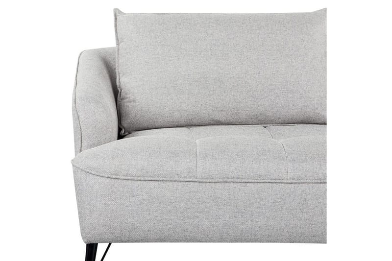 3-sitssoffa Beliani Hobro Brun, Svart Grey||Black - Møbler - Sofaer - Sofa 3 seter