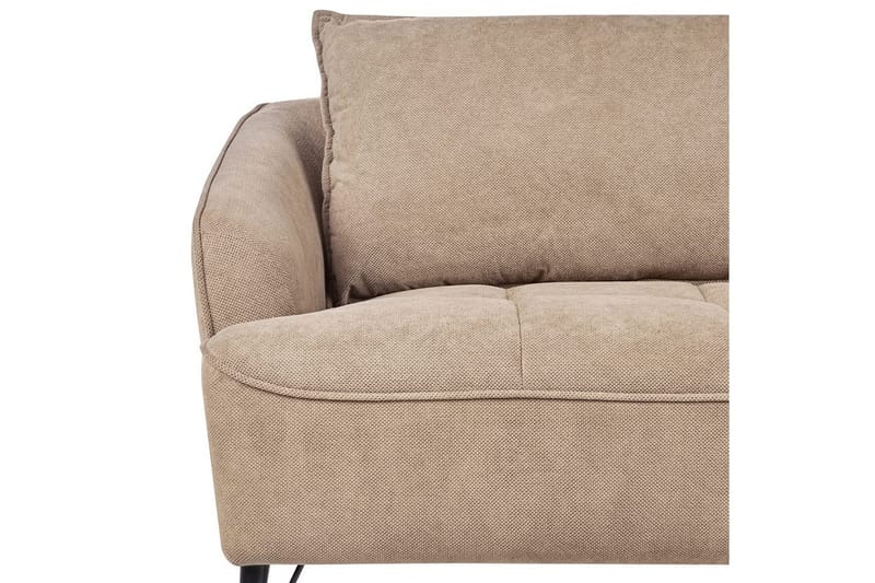 3-sitssoffa Beliani Hobro Brun, Svart NO_BRAND Brown||Black - Møbler - Sofaer - Sofa 3 seter