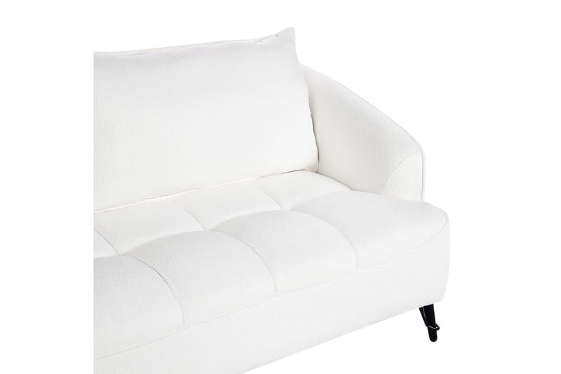 3-sitssoffa Beliani Hobro Brun, Svart NO_BRAND White||Black - Møbler - Sofaer - Sofa 3 seter