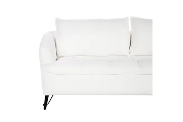 3-sitssoffa Beliani Hobro Brun, Svart White||Black - Møbler - Sofaer - Sofa 3 seter