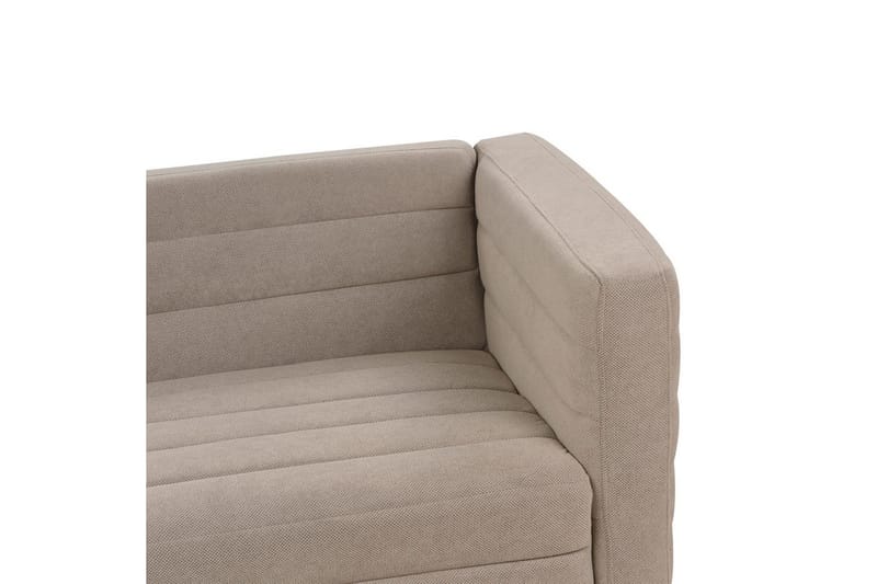 3-sitssoffa Beliani Hofn Beige, svart Beige||Black - Møbler - Sofaer - Sofa 3 seter