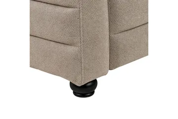 3-sitssoffa Beliani Hofn Beige, svart Beige||Black - Møbler - Sofaer - Sofa 3 seter
