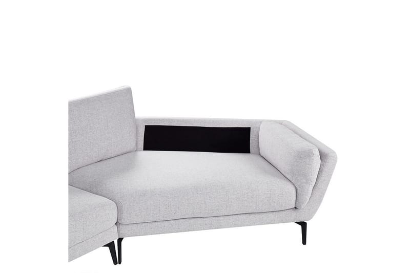 3-sitssoffa Beliani Kansseli Beige, svart Grey - Grå - Møbler - Sofaer - Sofa 3 seter