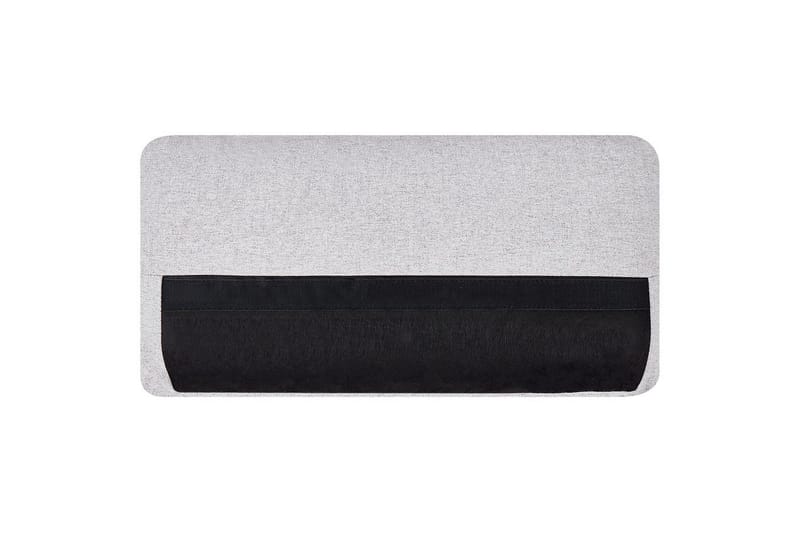 3-sitssoffa Beliani Kansseli Beige, svart Grey - Grå - Møbler - Sofaer - Sofa 3 seter