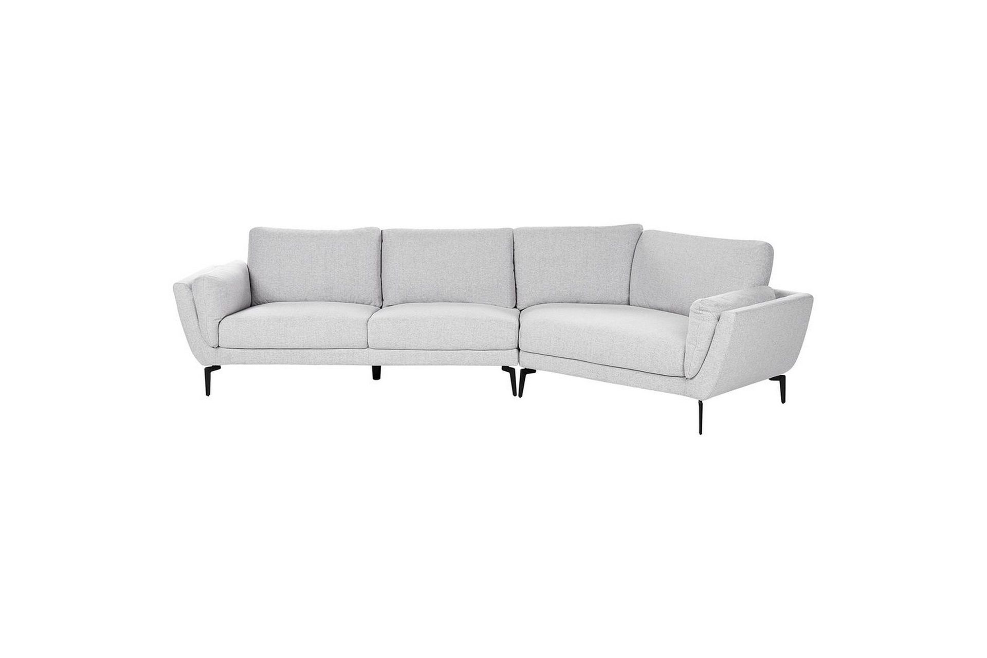 3-sitssoffa Beliani Kansseli Beige, svart Grey - Grå