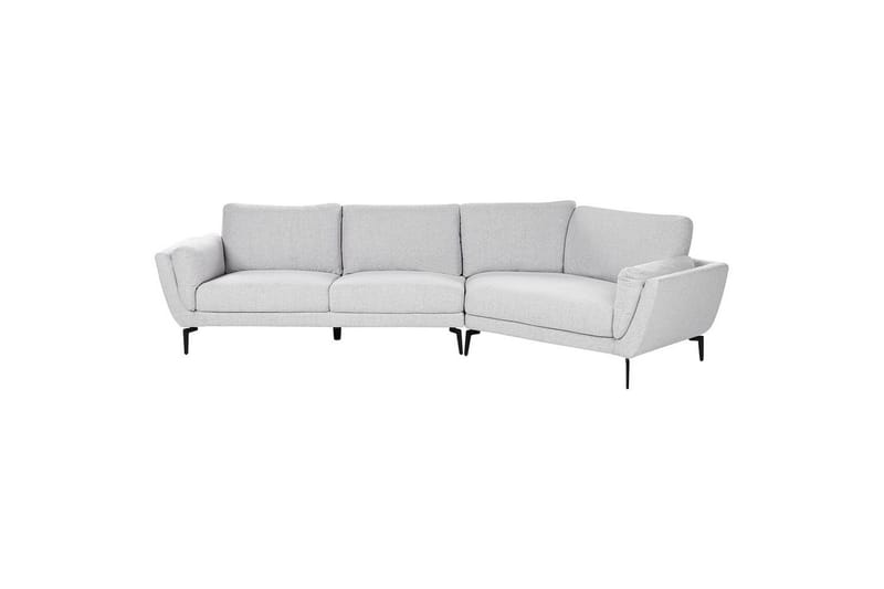 3-sitssoffa Beliani Kansseli Beige, svart Grey - Grå - Møbler - Sofaer - Sofa 3 seter