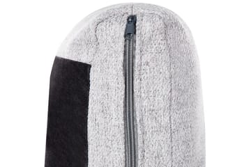 3-sitssoffa Beliani Kansseli Beige, svart Grey - Grå - Møbler - Sofaer - Sofa 3 seter