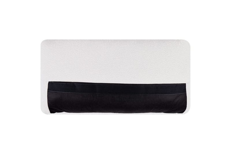 3-sitssoffa Beliani Kansseli Beige, svart White||Black - Møbler - Sofaer - Sofa 3 seter