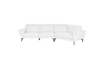 3-sitssoffa Beliani Kansseli Beige, svart White||Black - Møbler - Sofaer - Sofa 3 seter