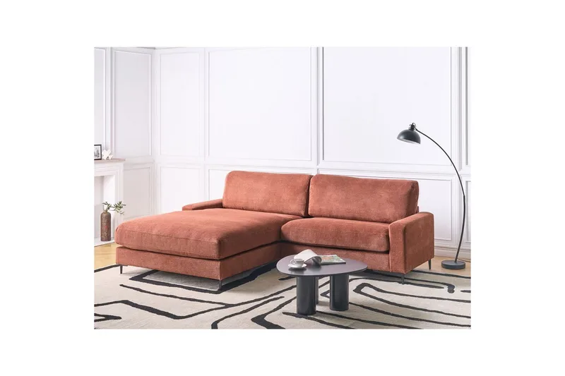 3-sitssoffa Beliani Maloy Högervänd NO_BRAND Left-faced - Møbler - Sofaer - Sofa med sjeselong