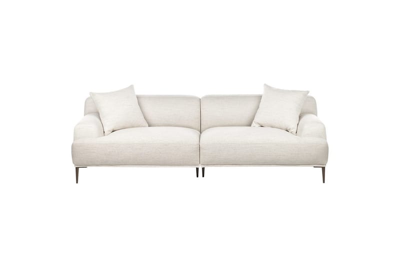 3-sitssoffa Beliani Matila Beige, brun Beige||Brown, undefined