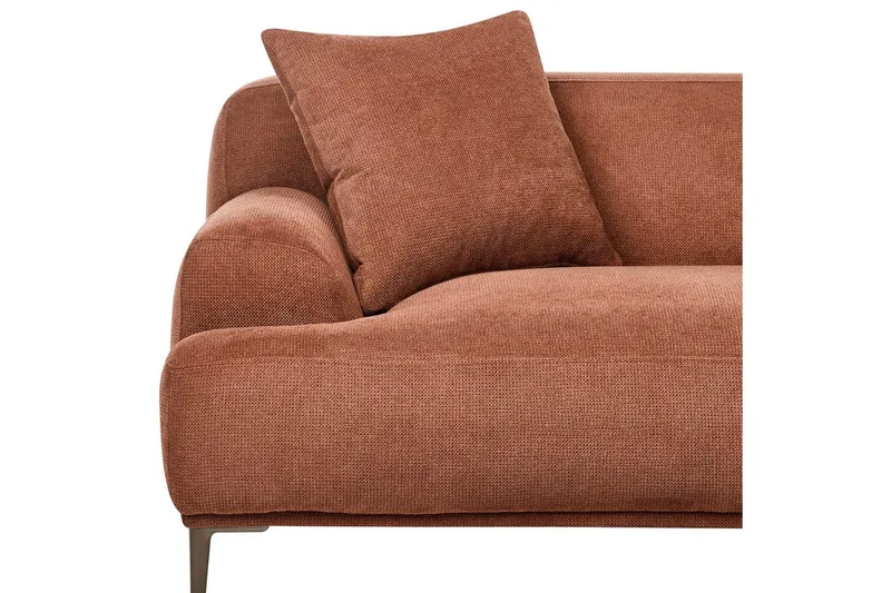 3-sitssoffa Beliani Matila Beige, brun Brown - Møbler - Sofaer - Sofa 3 seter