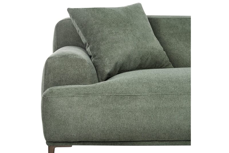 3-sitssoffa Beliani Matila Beige, brun Green||Brown - Møbler - Sofaer - Sofa 3 seter