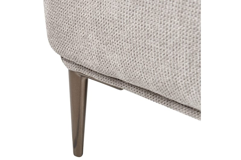 3-sitssoffa Beliani Matila Beige, brun Grey||Brown - Møbler - Sofaer - Sofa 3 seter