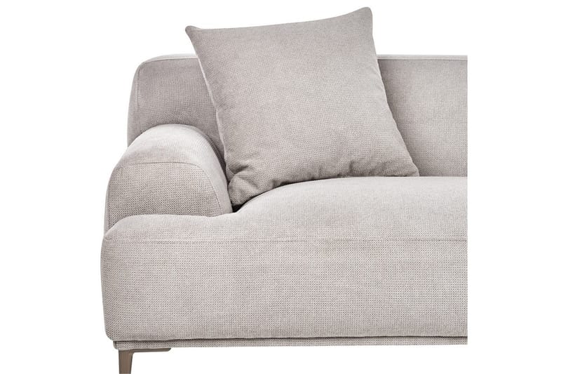 3-sitssoffa Beliani Matila Beige, brun Grey||Brown - Møbler - Sofaer - Sofa 3 seter